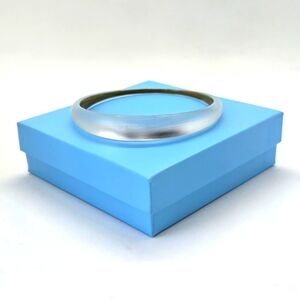 WHITE Only Alexis Bittar Hand Crafted Tapered Lucite Bangle